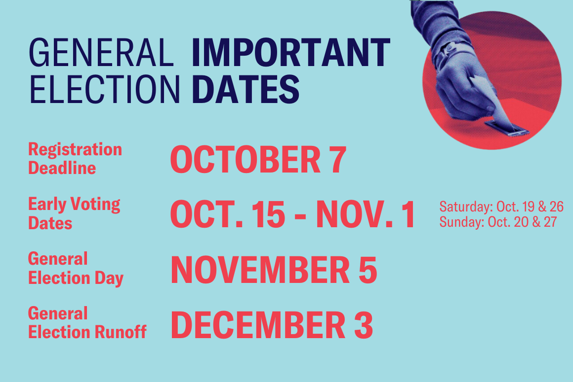 georgia general election important dates 